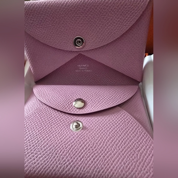 Hermès Pink Card Holder Brand New With Receipt - Picture 2 of 4